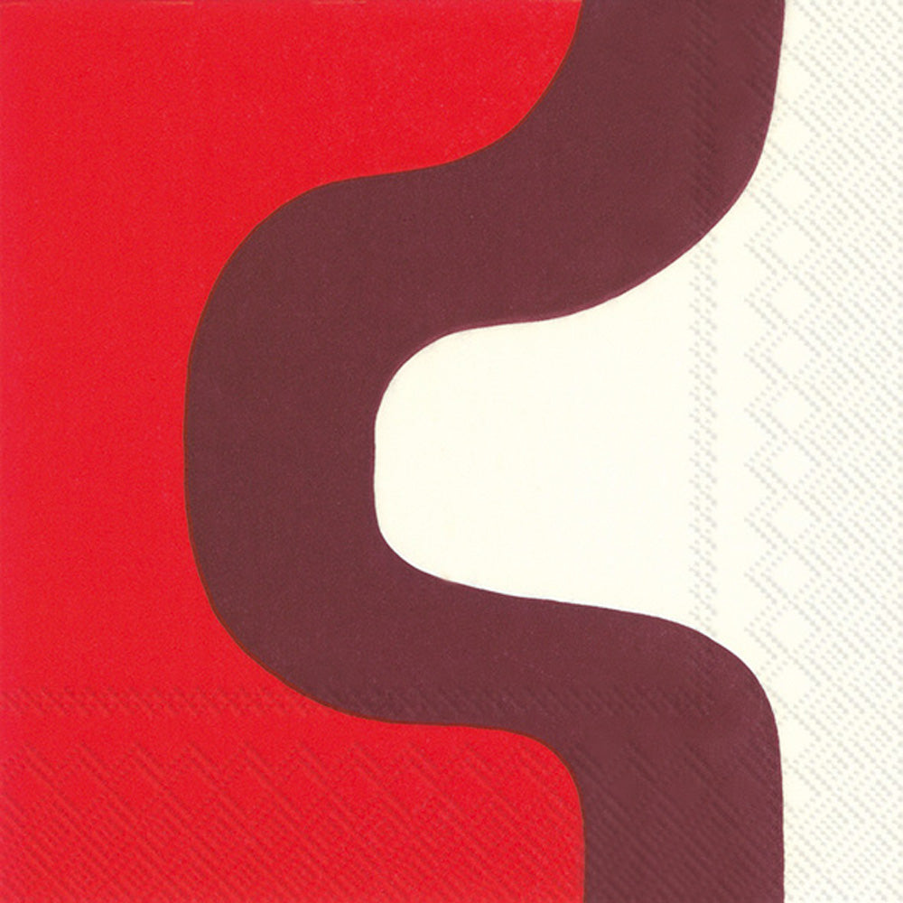 Seireeni Lunch Napkin Dark Red