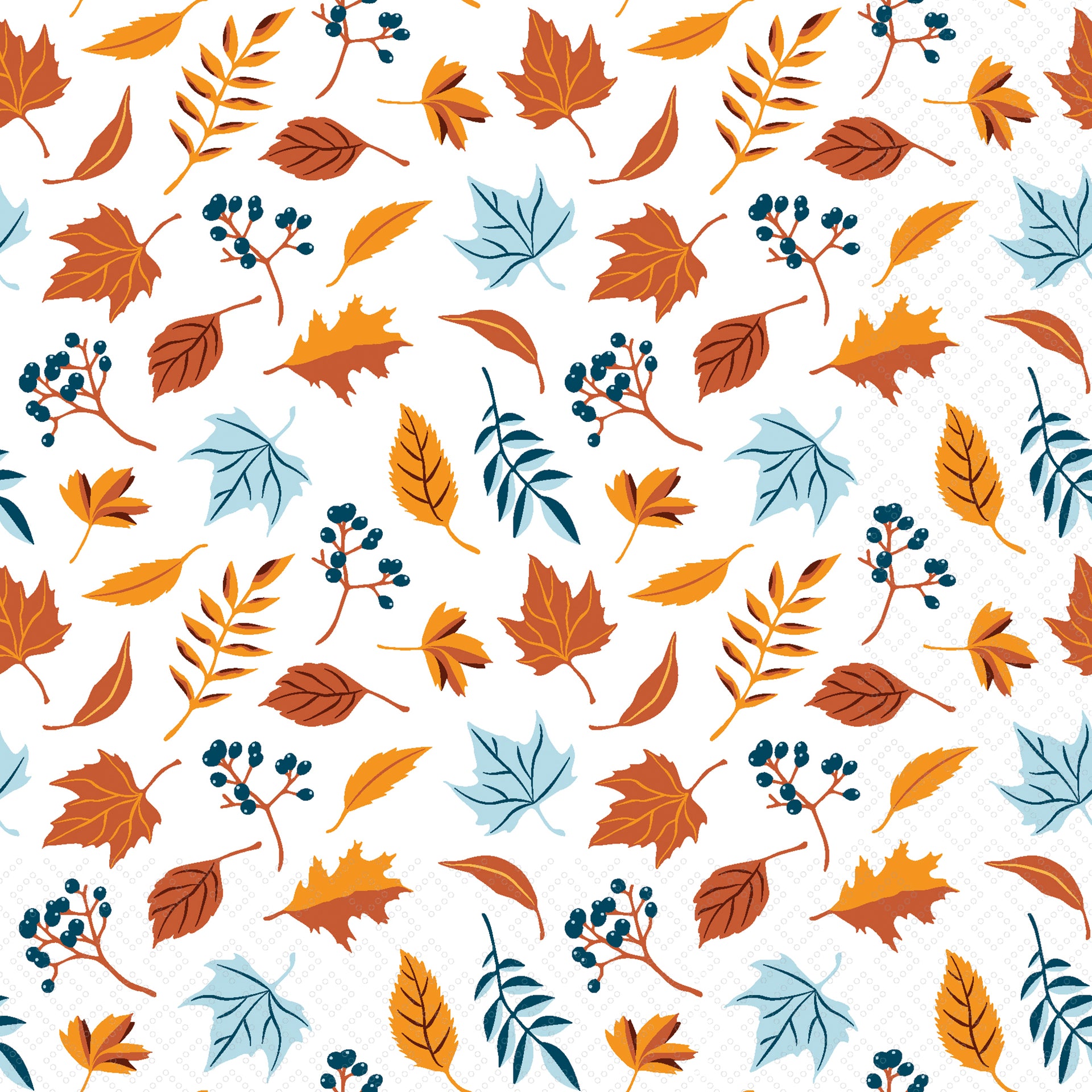 Autumn Leaves Scatter Lunch Napkin