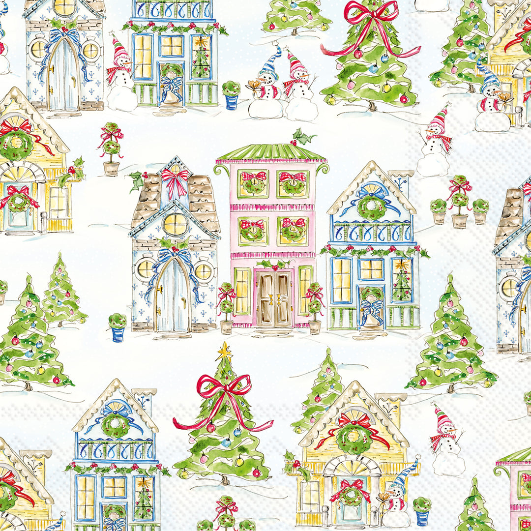 Gingerbread House Cocktail Napkin
