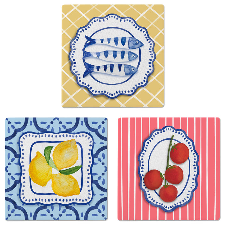 Amalfi Cucina Coasters