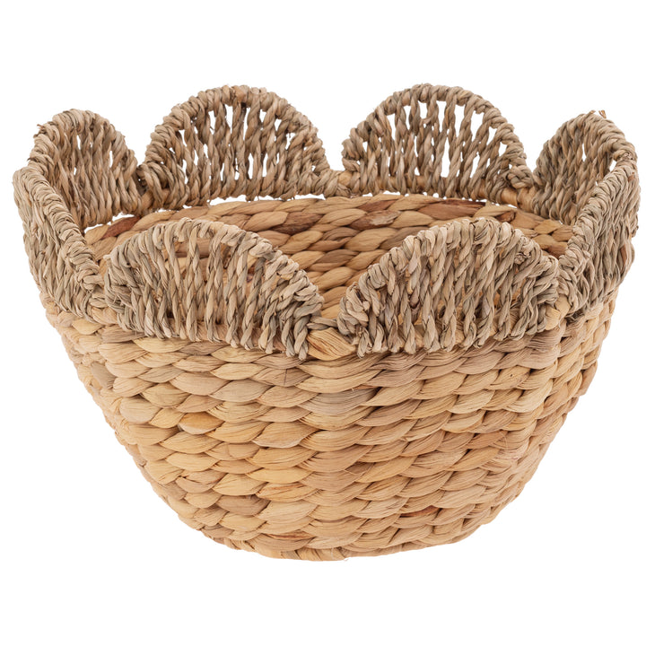 Scalloped Seagrass Bowls (Set of 2)