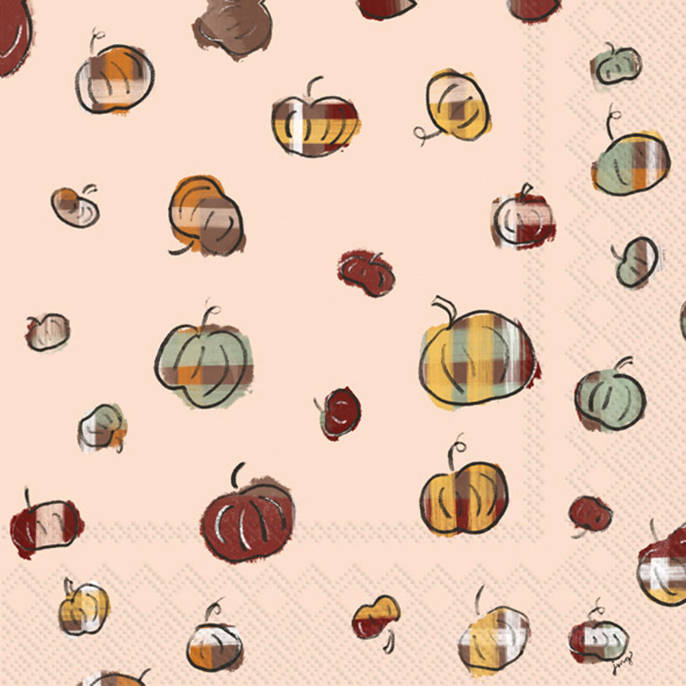 LNCH/FALL PLAID PUMPKINS