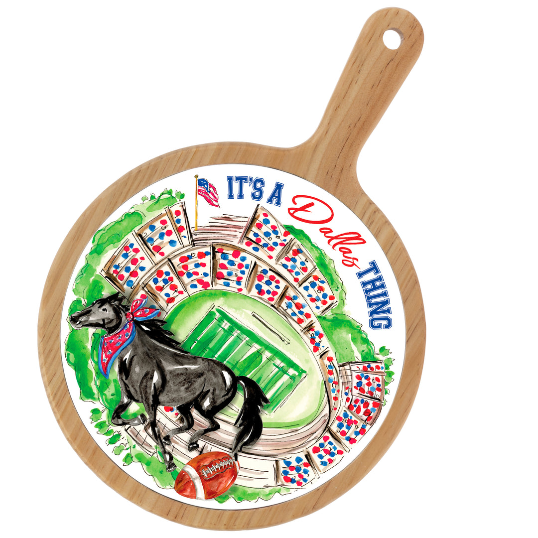 Red Mustang Stadium Cheeseboard