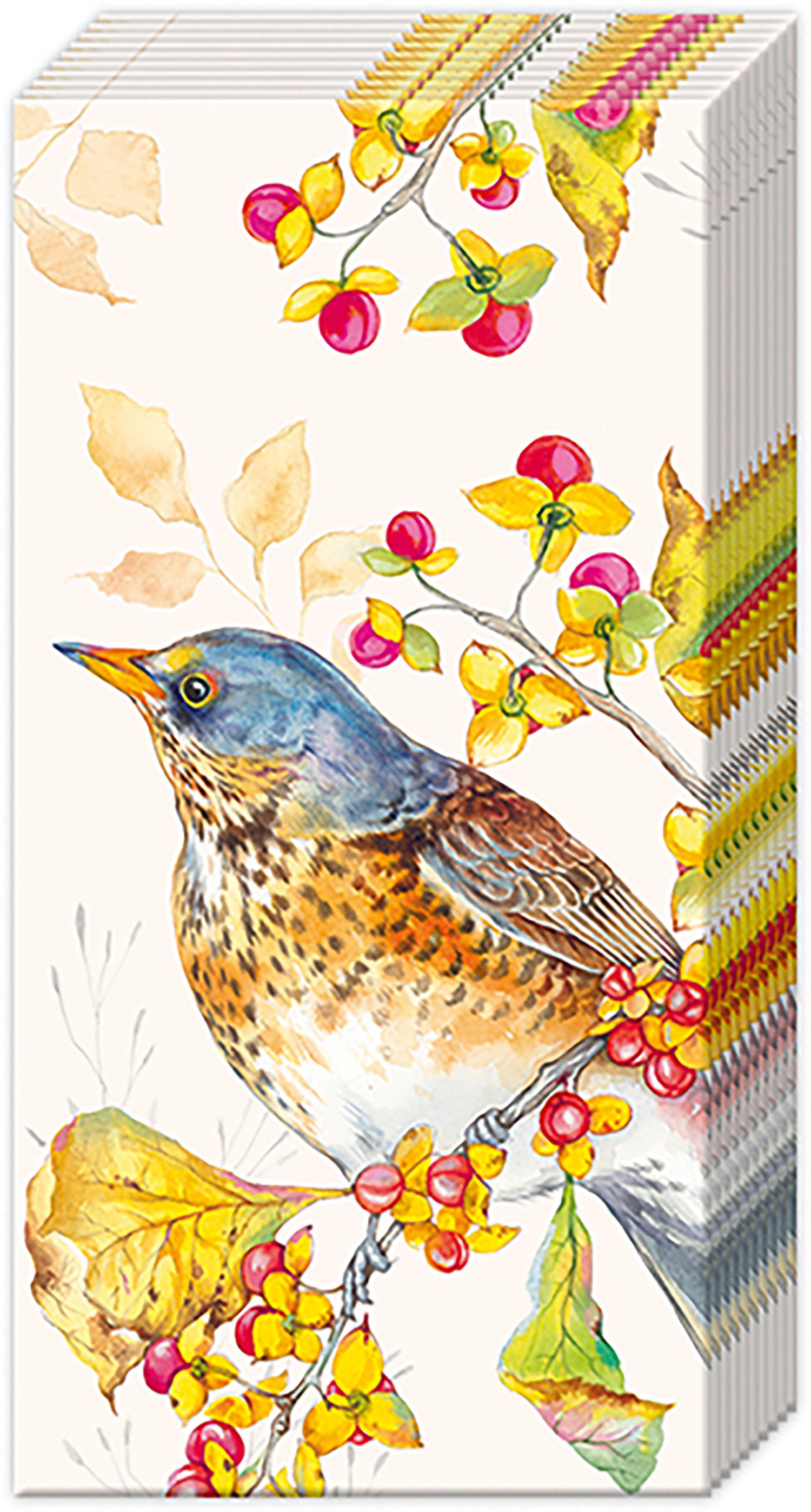 Autumn Birds Pocket Tissue