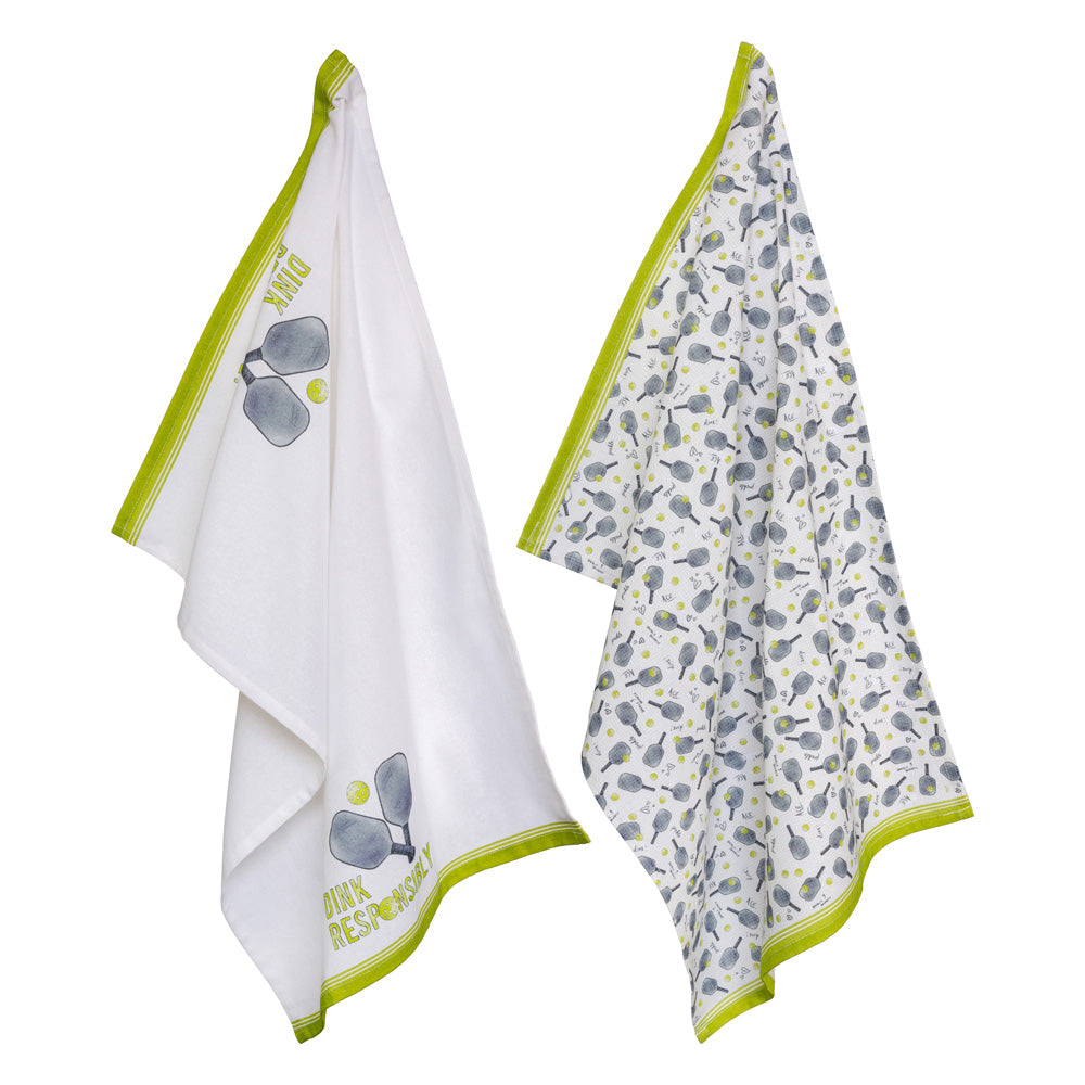 PICKLEBALL TEA TOWELS S/2