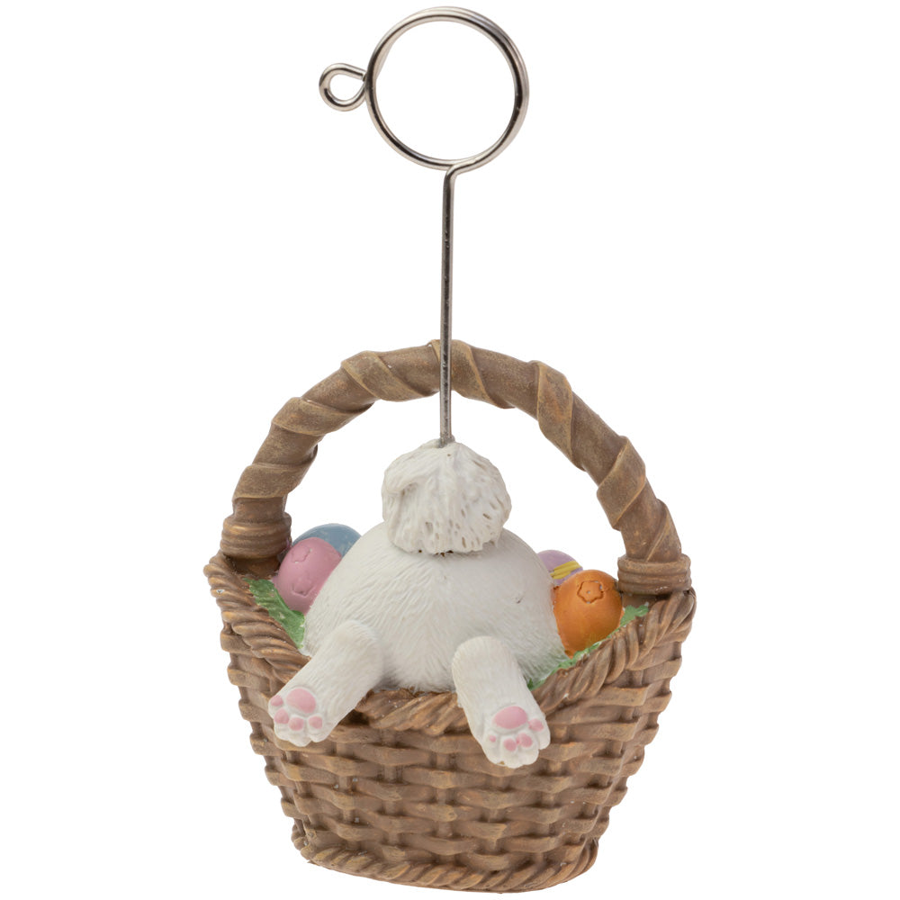 BUNNY BUTT BASKET PLACECARD HOLDER