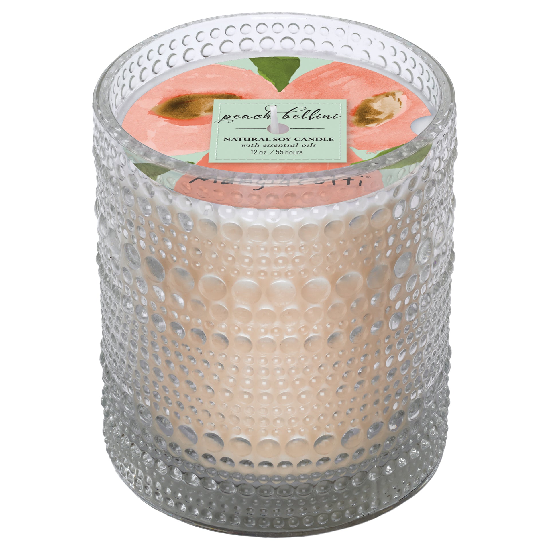 Peach Bellini Soy Candle 12 oz.