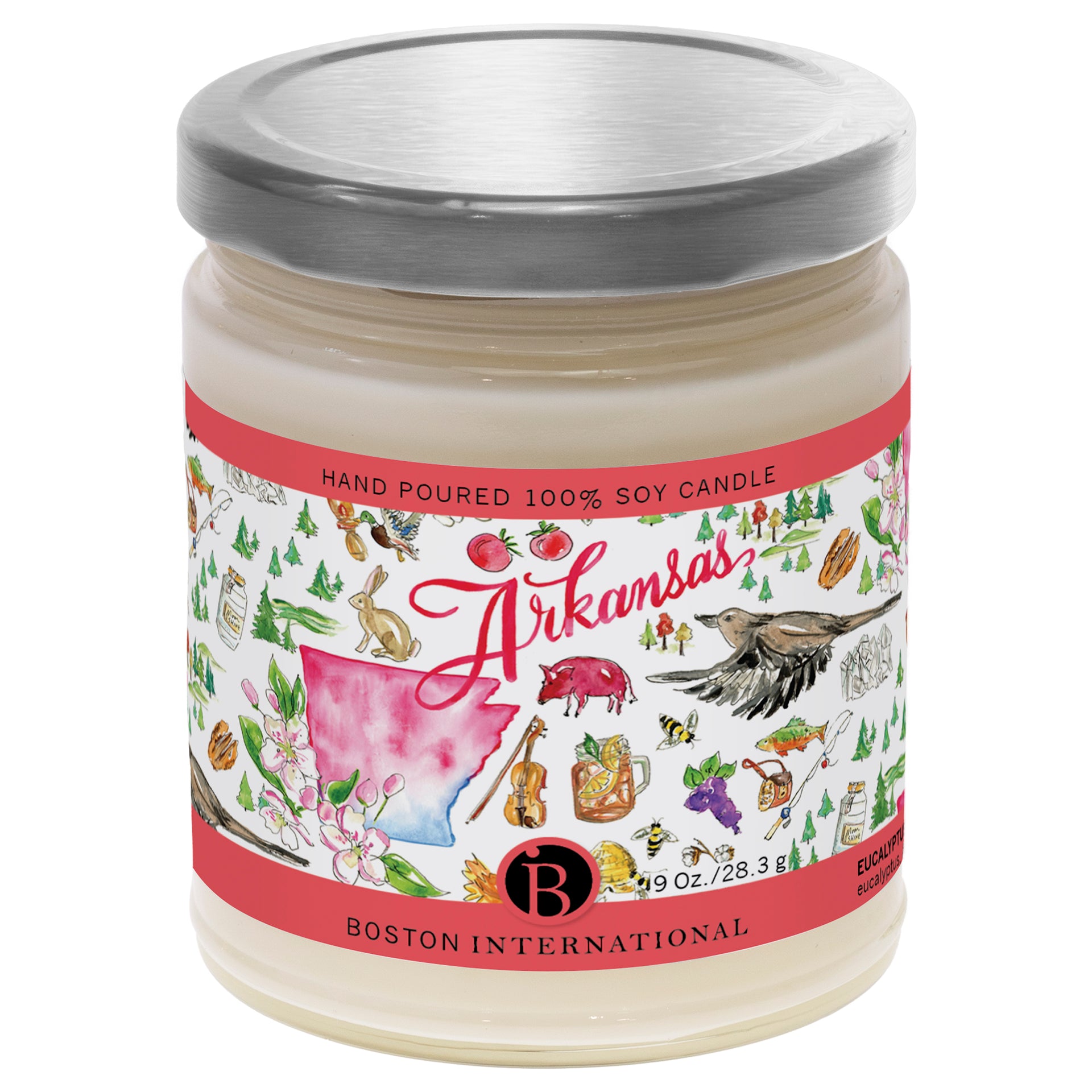 Arkansas State Candle