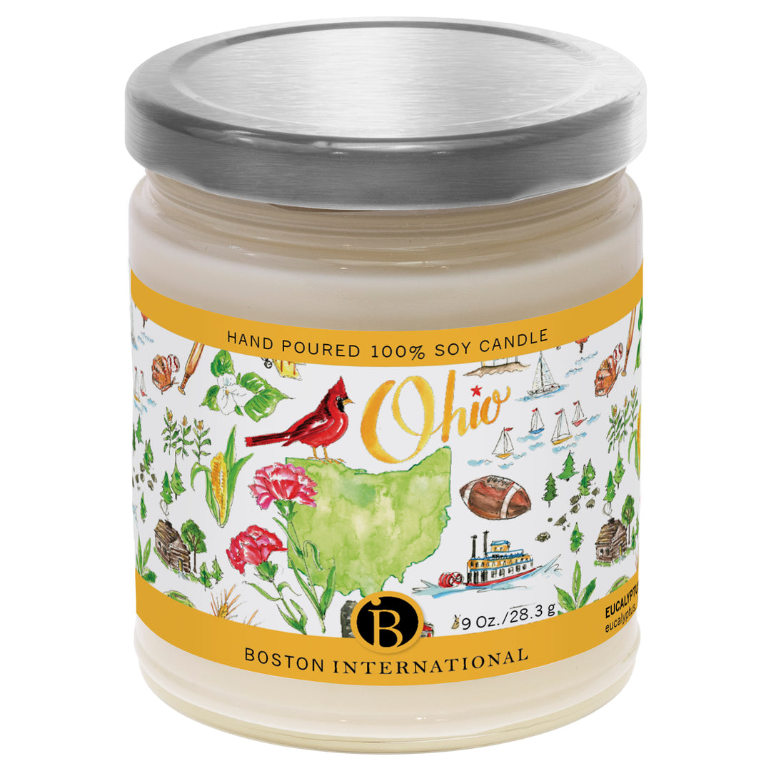 Ohio State Candle
