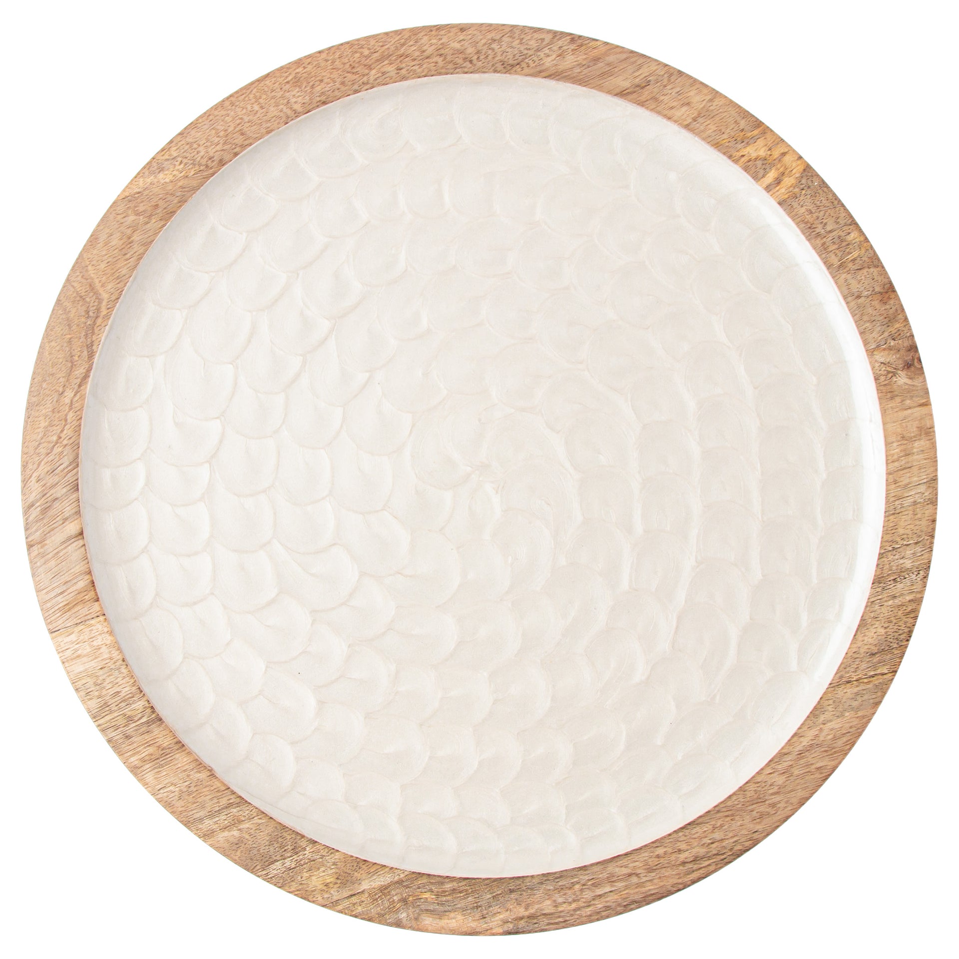 Mother Of Pearl Round Platter