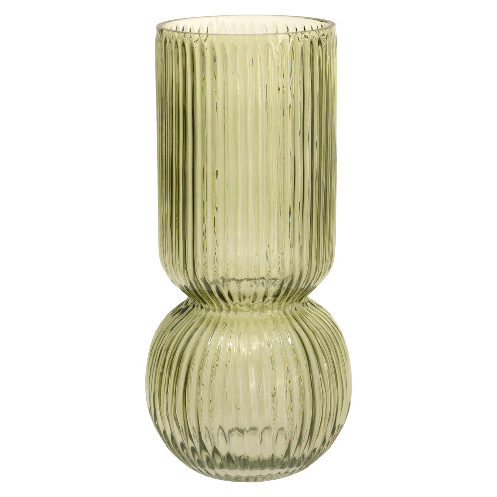 SAGE FLUTED MODERN VASE