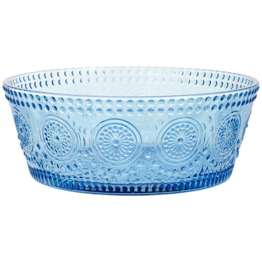 Sky Blue Codi Glass Bowl Lg