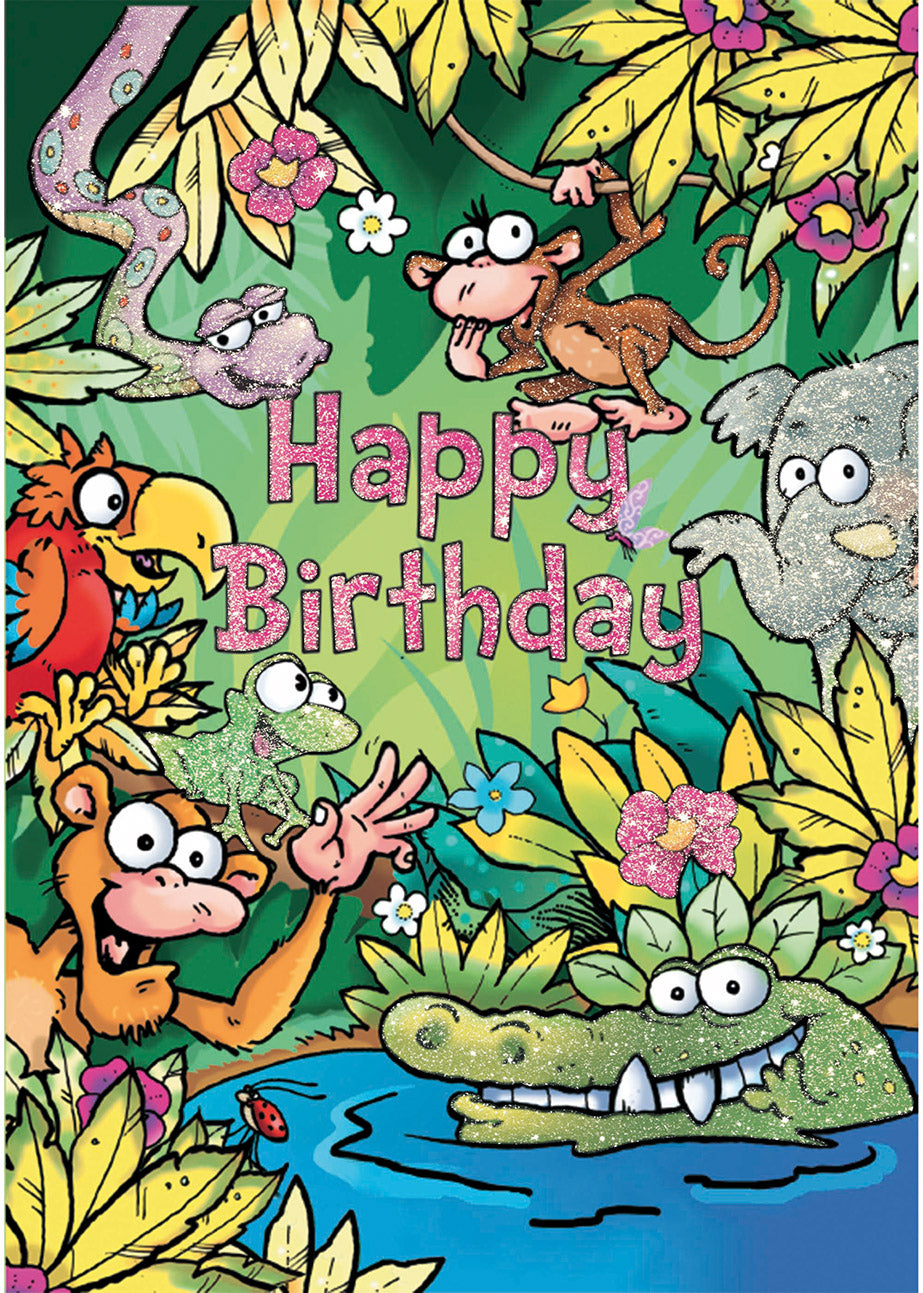 ACTIVITY CARD/JUNGLE Inside: Have a Wild Time