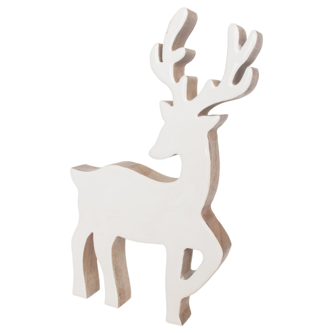 White Dancing Deer Small