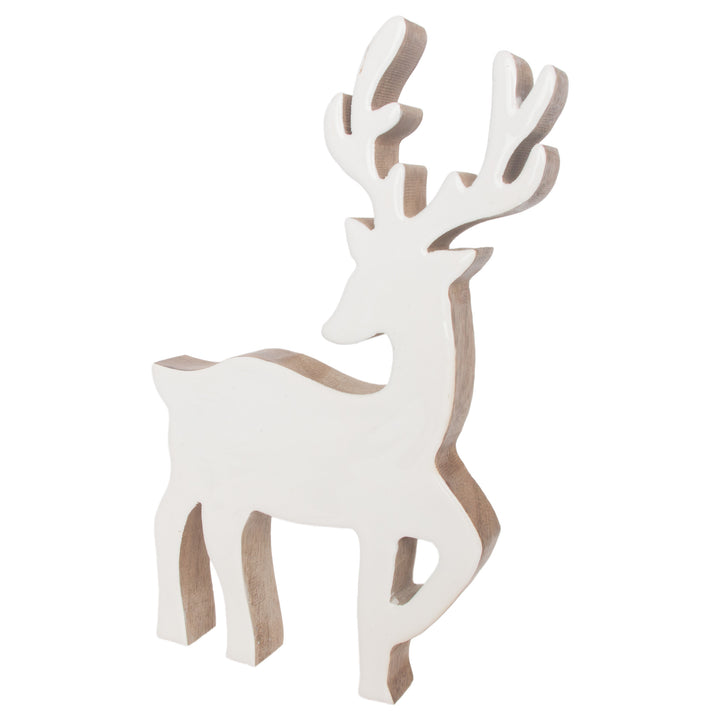White Dancing Deer Small