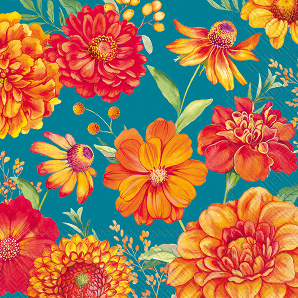 Arya Cocktail Napkin Petrol