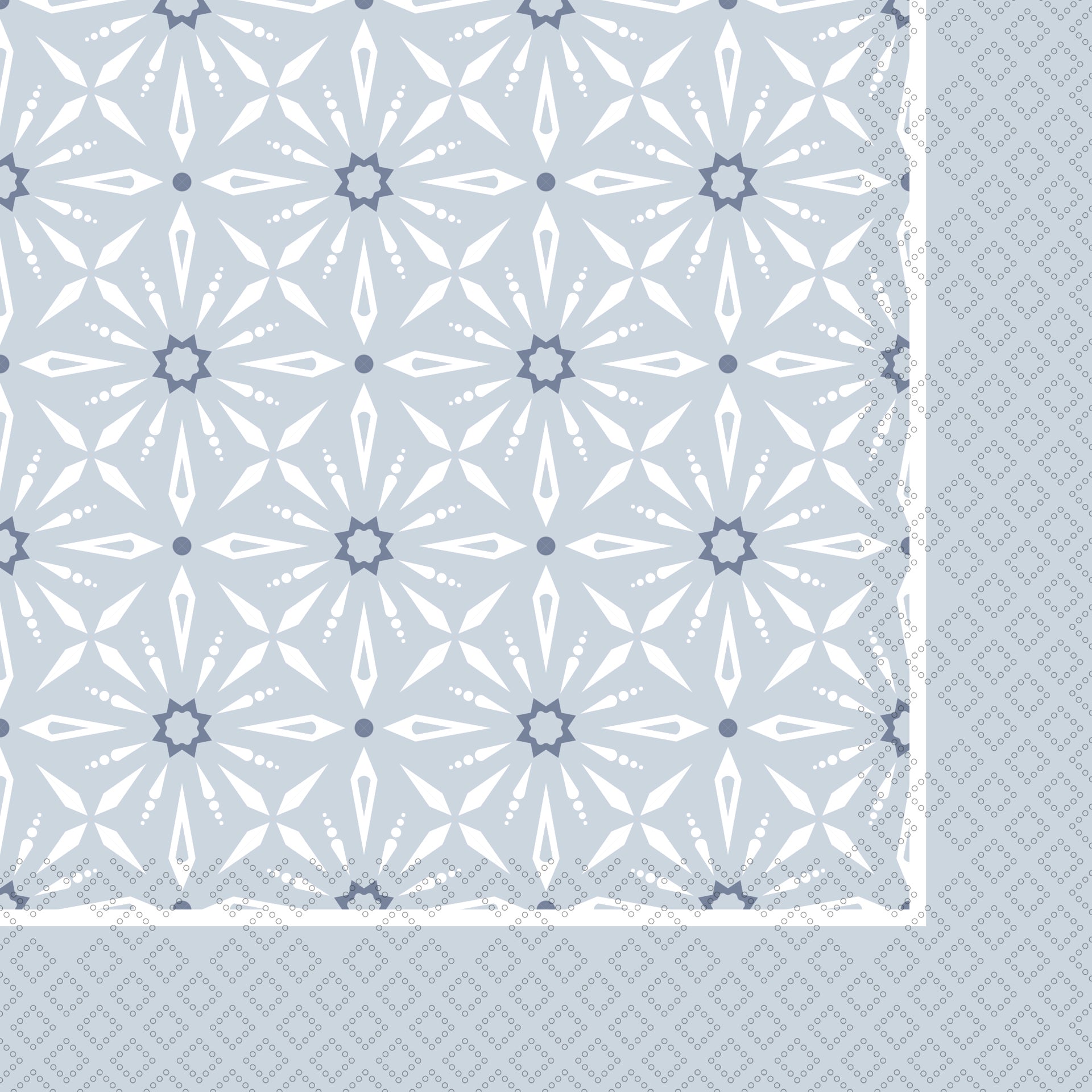 Le Brienne Cocktail Napkin blue