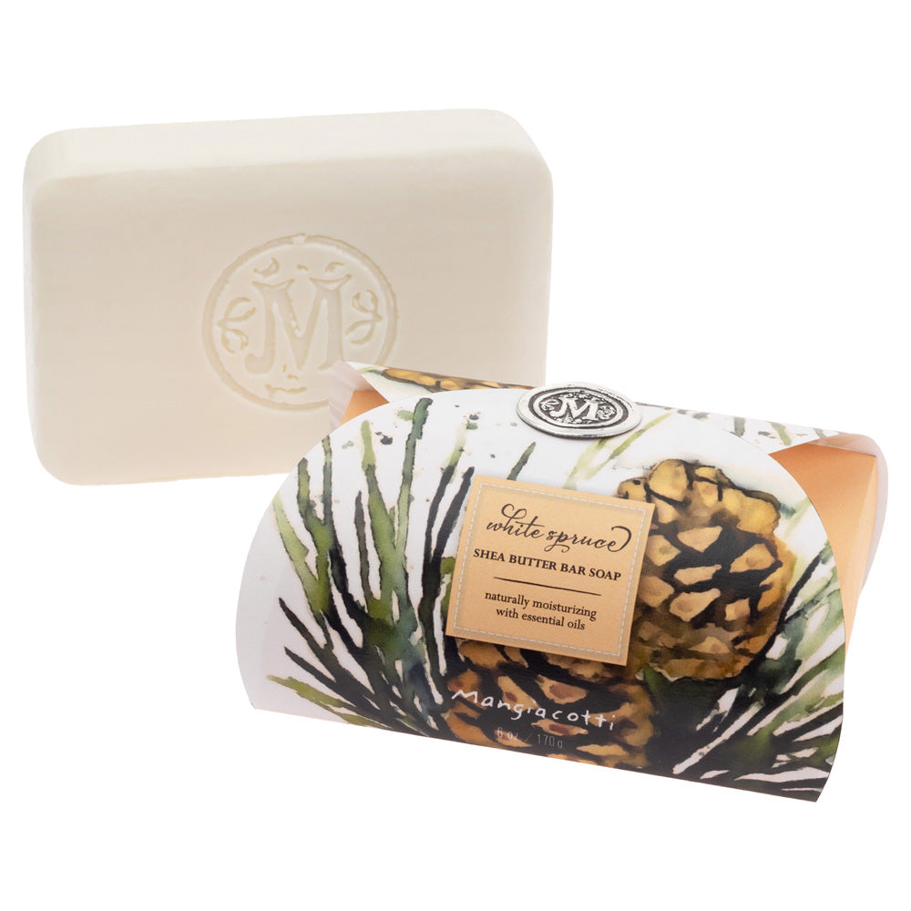 WHITE SPRUCE GUEST SHEA BUTTER BAR SOAP 6 OZ.