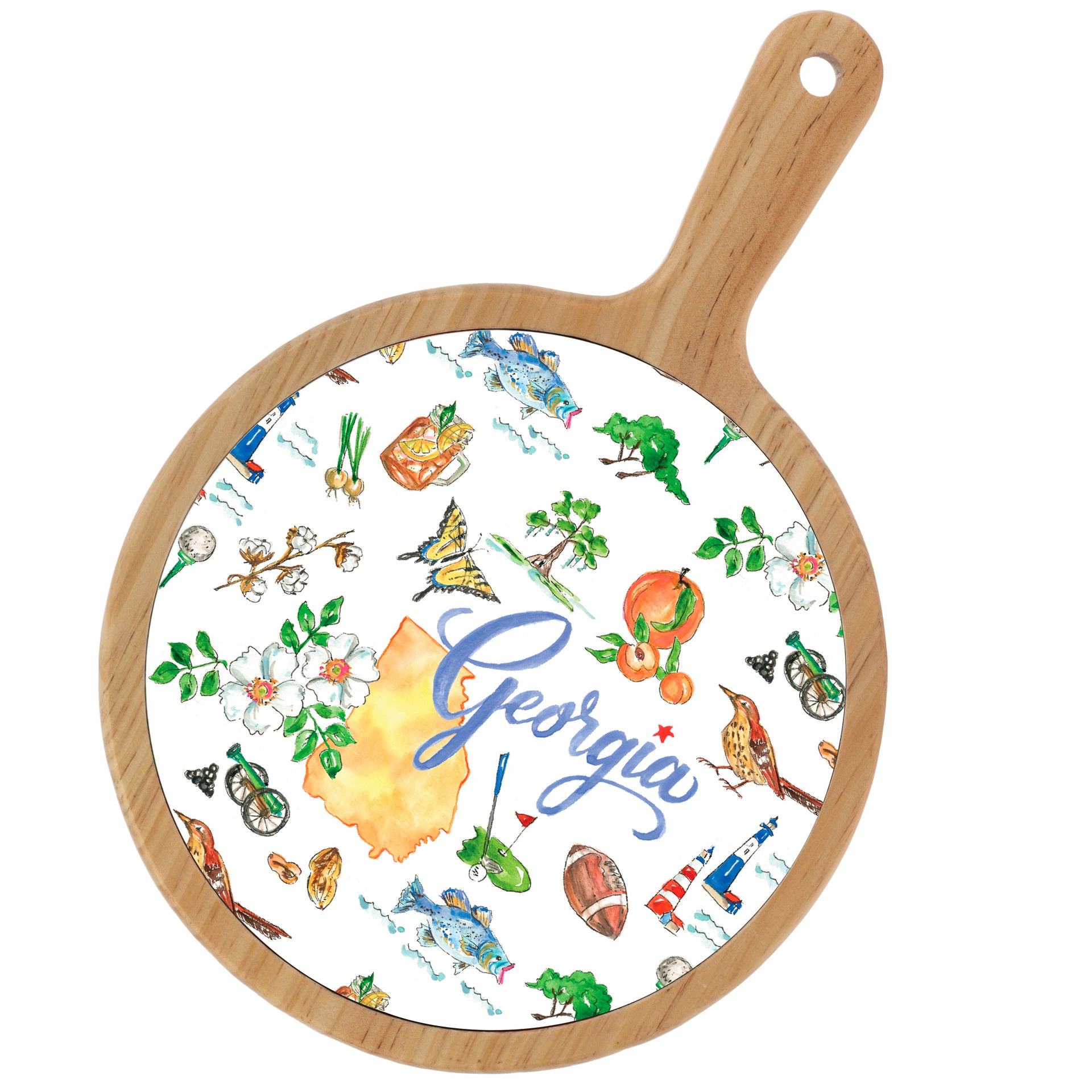 Georgia State Cheeseboard