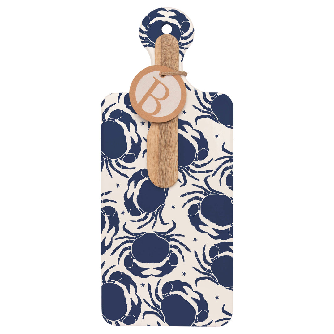 Navy Crabs Cuterie &amp; Spreader Set