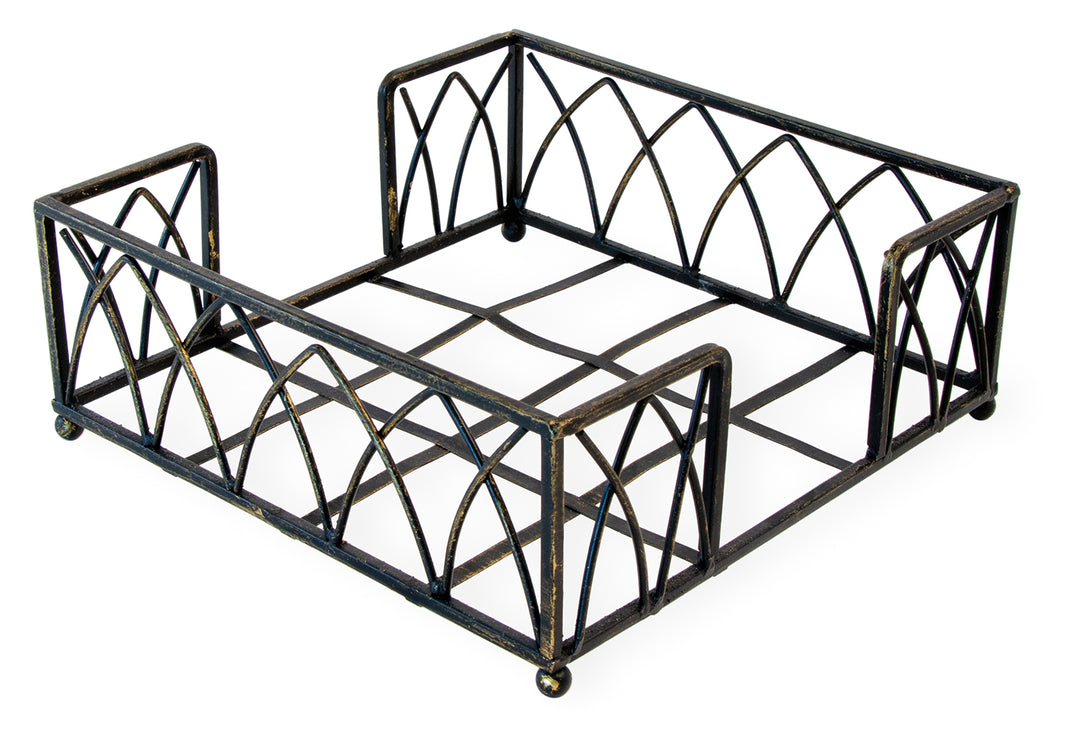 Arch Lunch Caddy Antique Brass