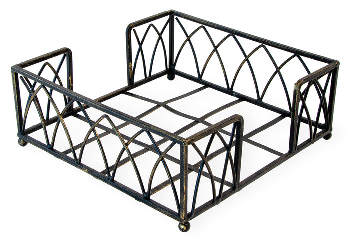 Arch Lunch Caddy Antique Brass
