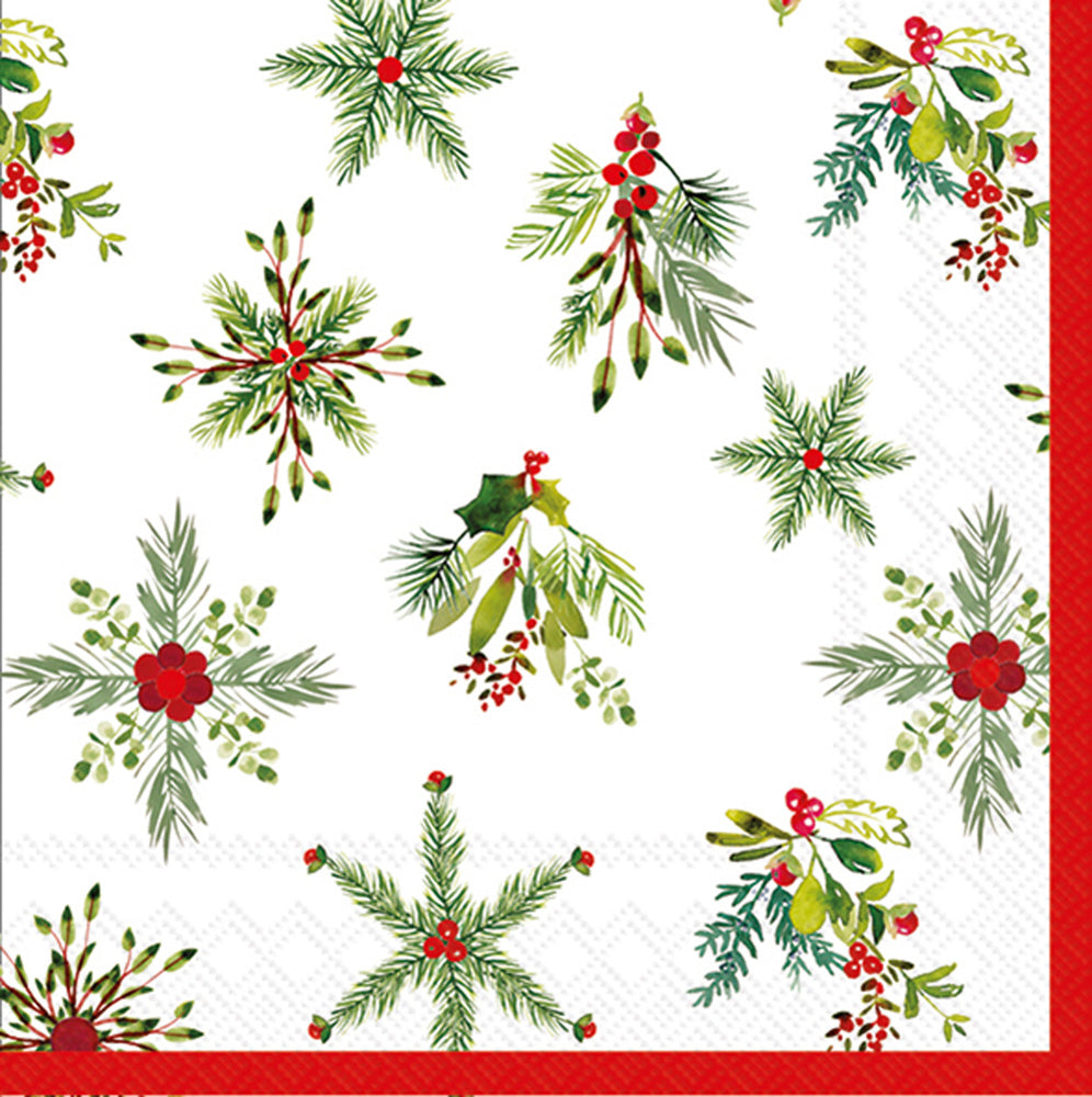 Merry Berry Stars Lunch Napkin