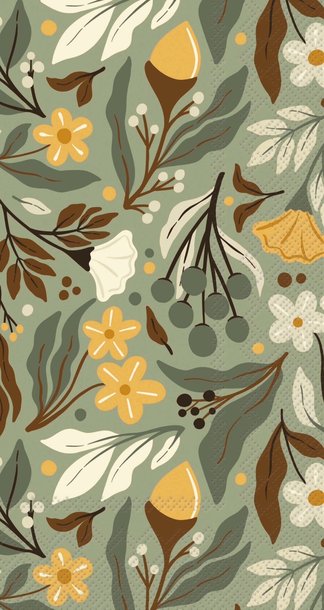 Autumn Acorn Guest Towel