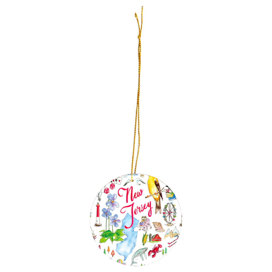 New Jersey State Ornament