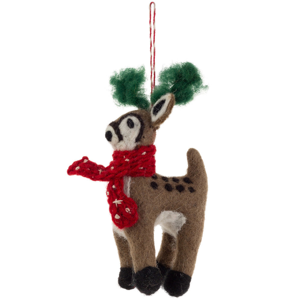 REINDEER ORNAMENT felt