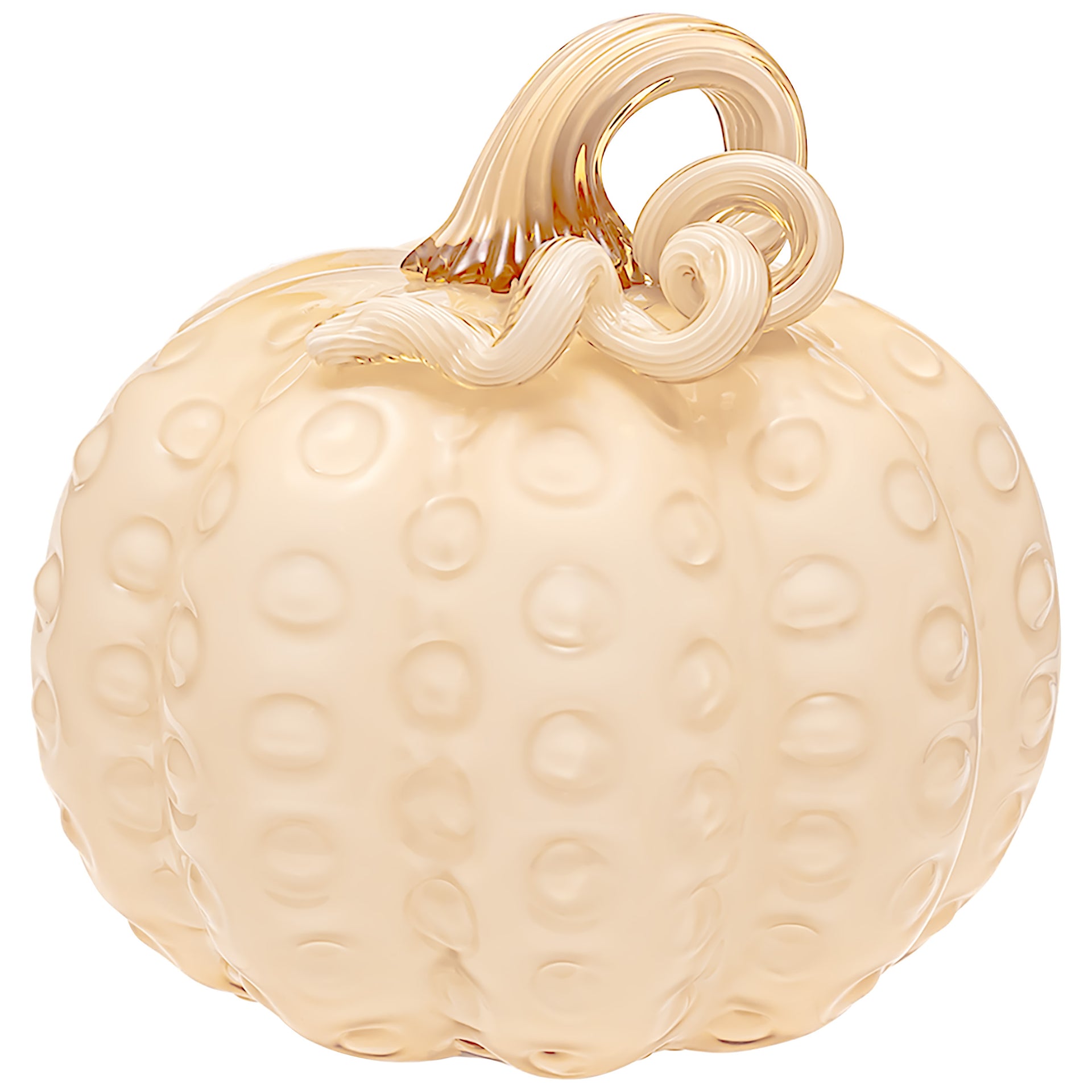 Butter Dotted Glass Pumpkin