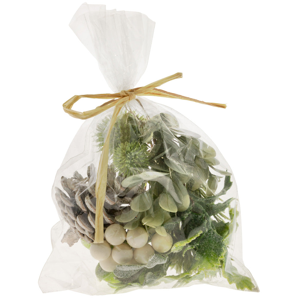 BAG OF WHITE BERRY HOLIDAY SCATTER