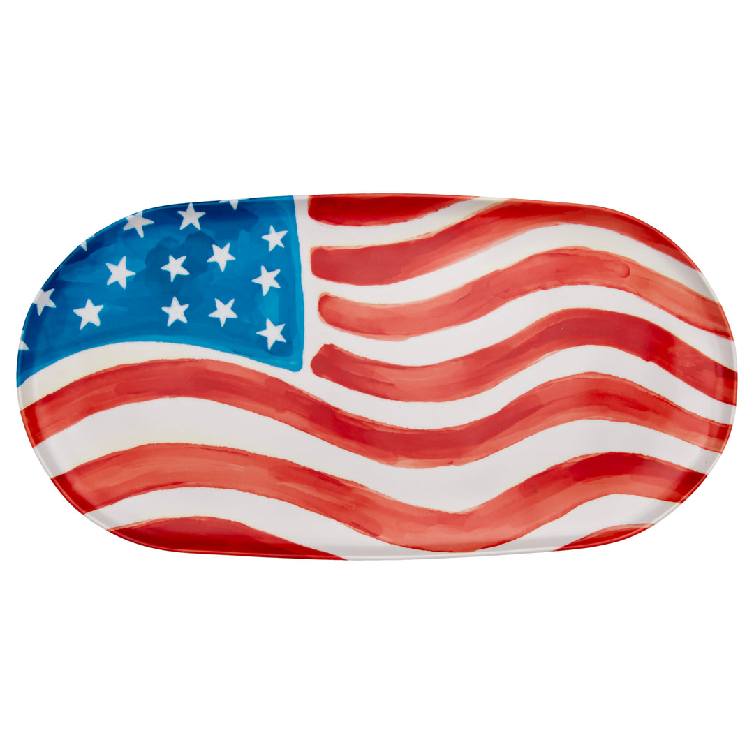 Stars &amp; Stripes Melamine Platter