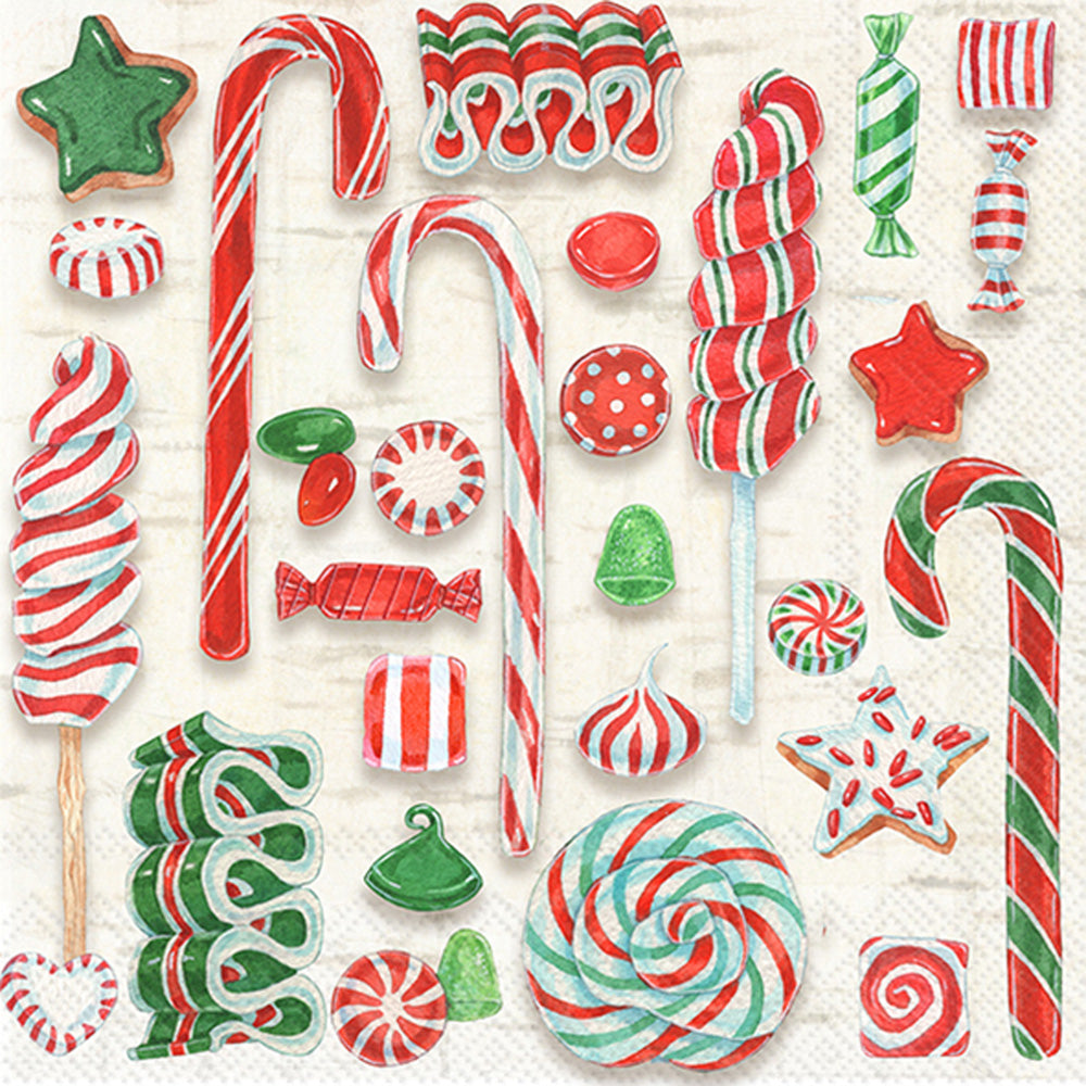 Santa Sweets Cocktail Napkin