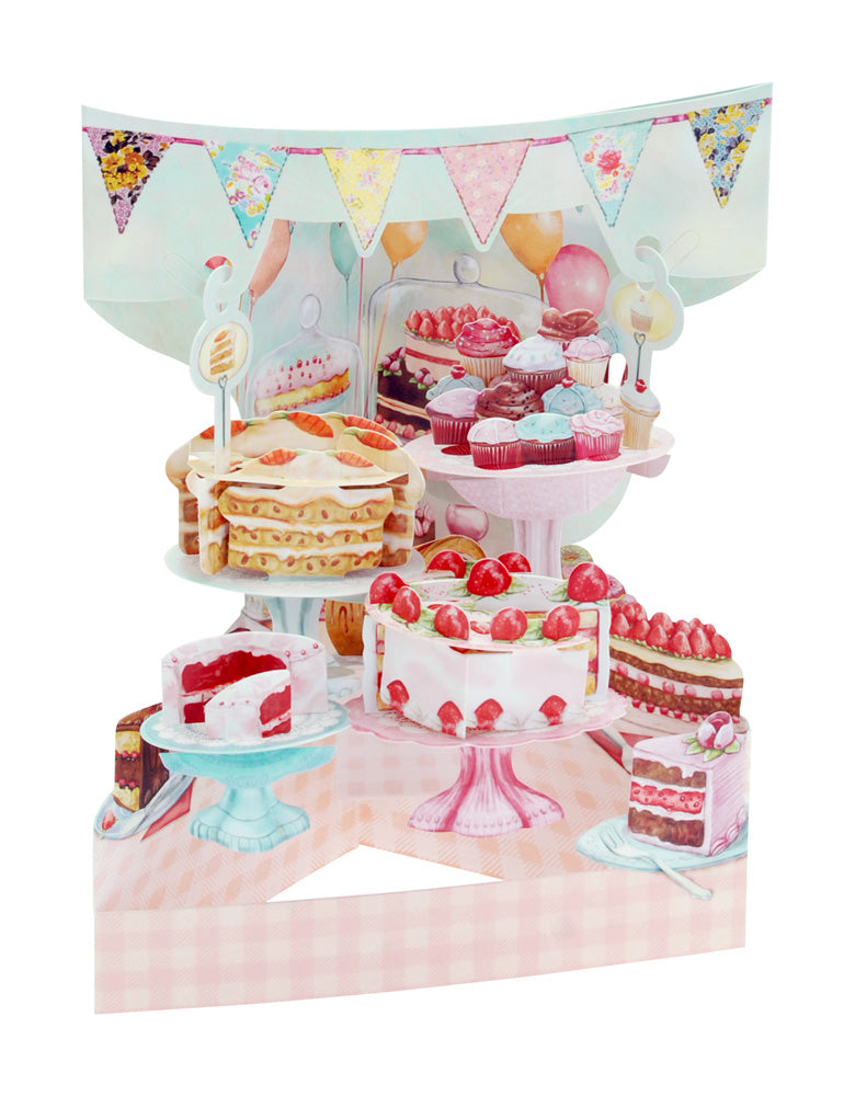 Home Baked Cakes Swing Card
