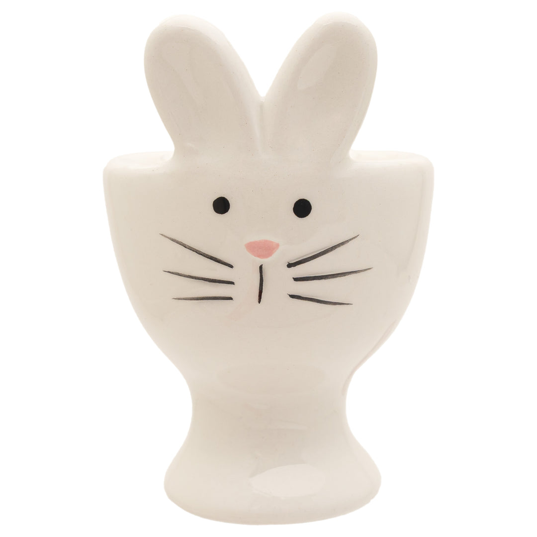 White Bunny Egg Cup