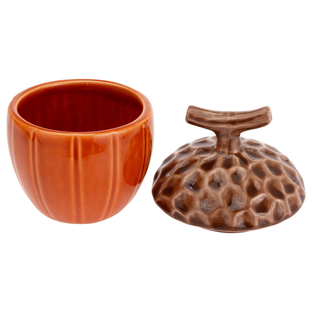 Spicy Orange Acorn Covered Jar