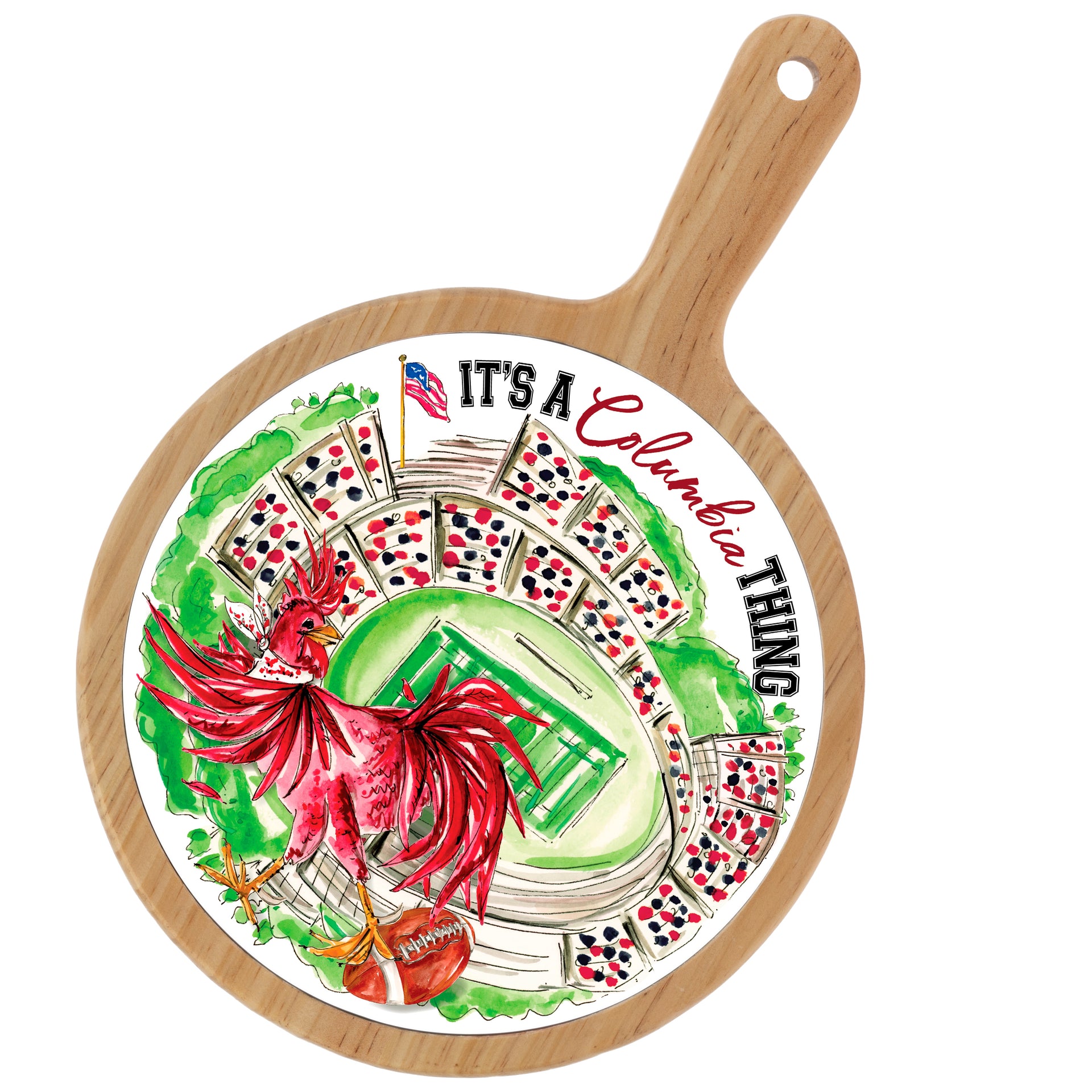 White Rooster Stadium Cheeseboard