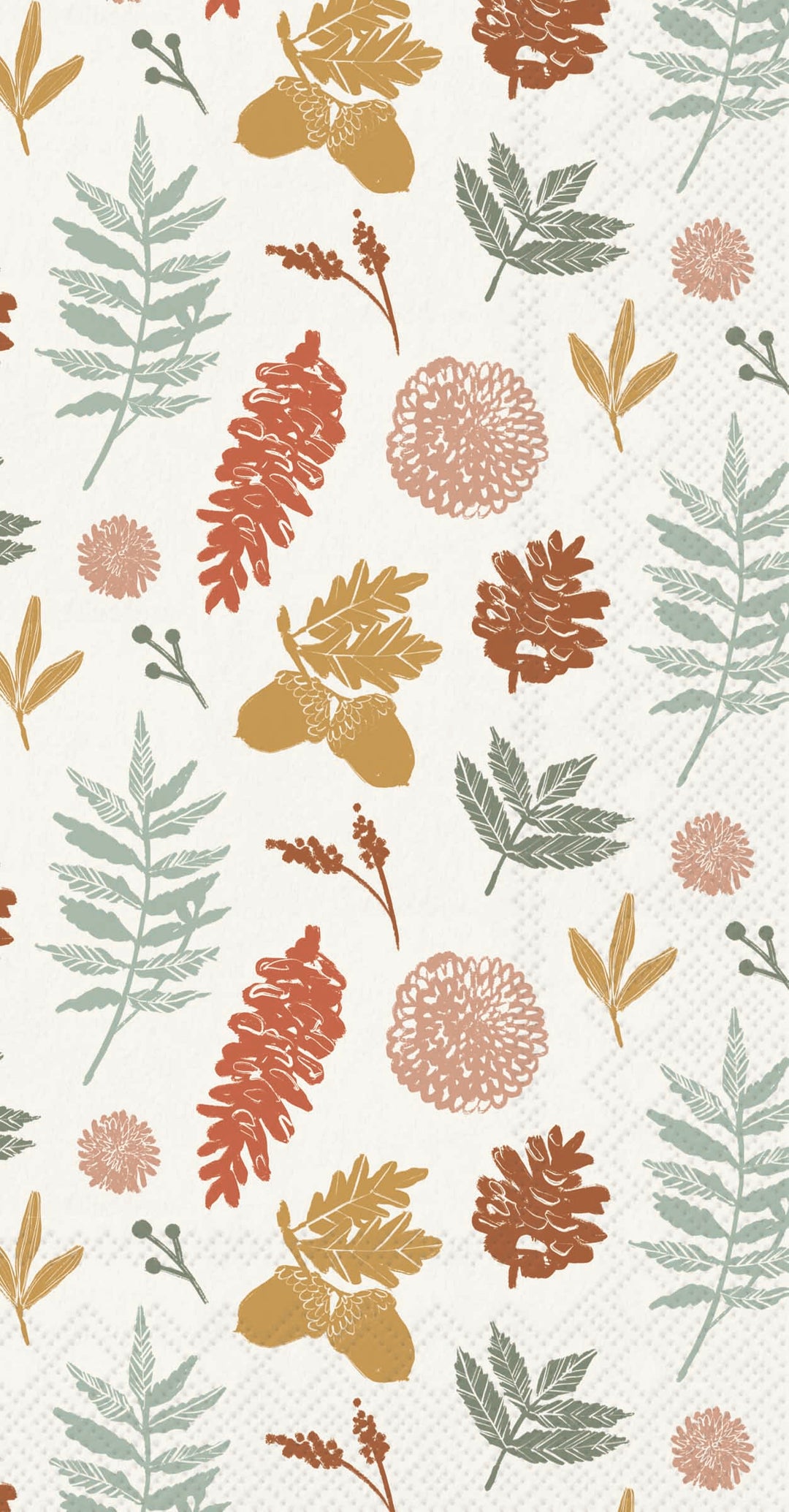 Falling Acorns Guest Towel