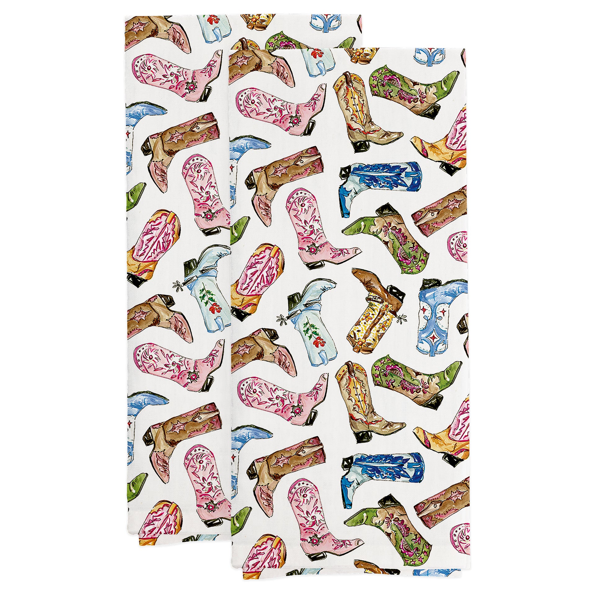 Boot Scootin Towels (Set of 2)