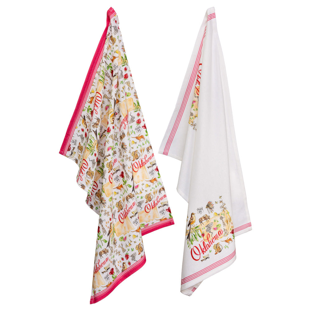 Oklahoma Tea Towels (Set of 2)