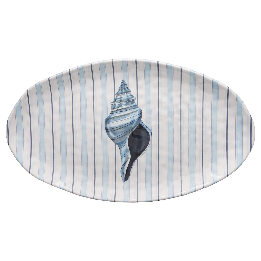 Ocean Tide Oval Melamine