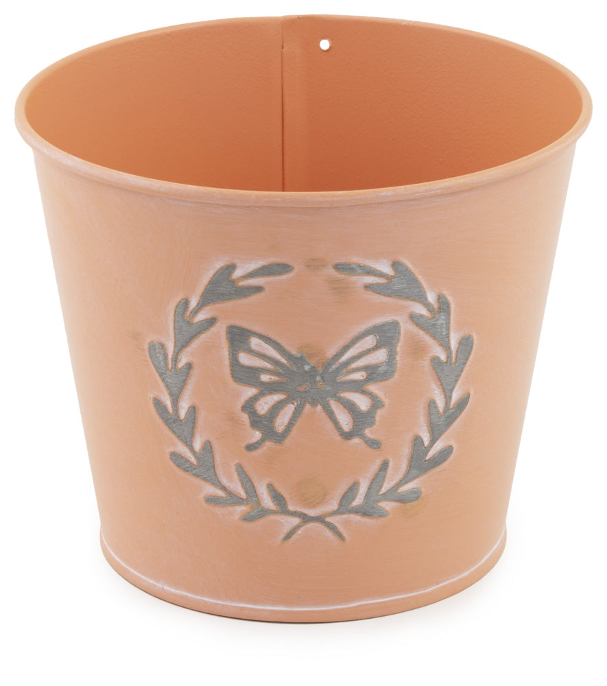 Coral Butterfly Bucket