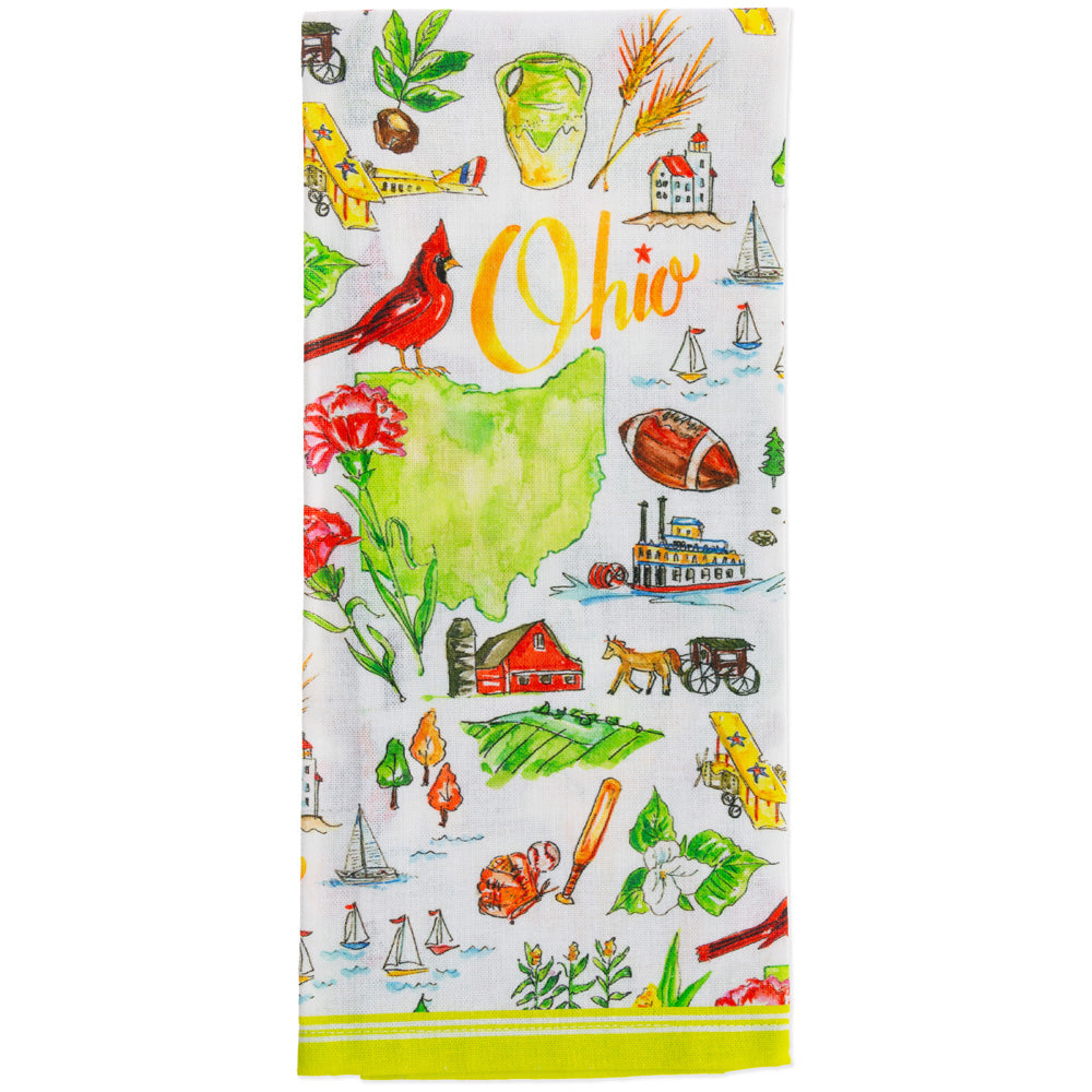 Ohio Tea Towels (Set of 2)