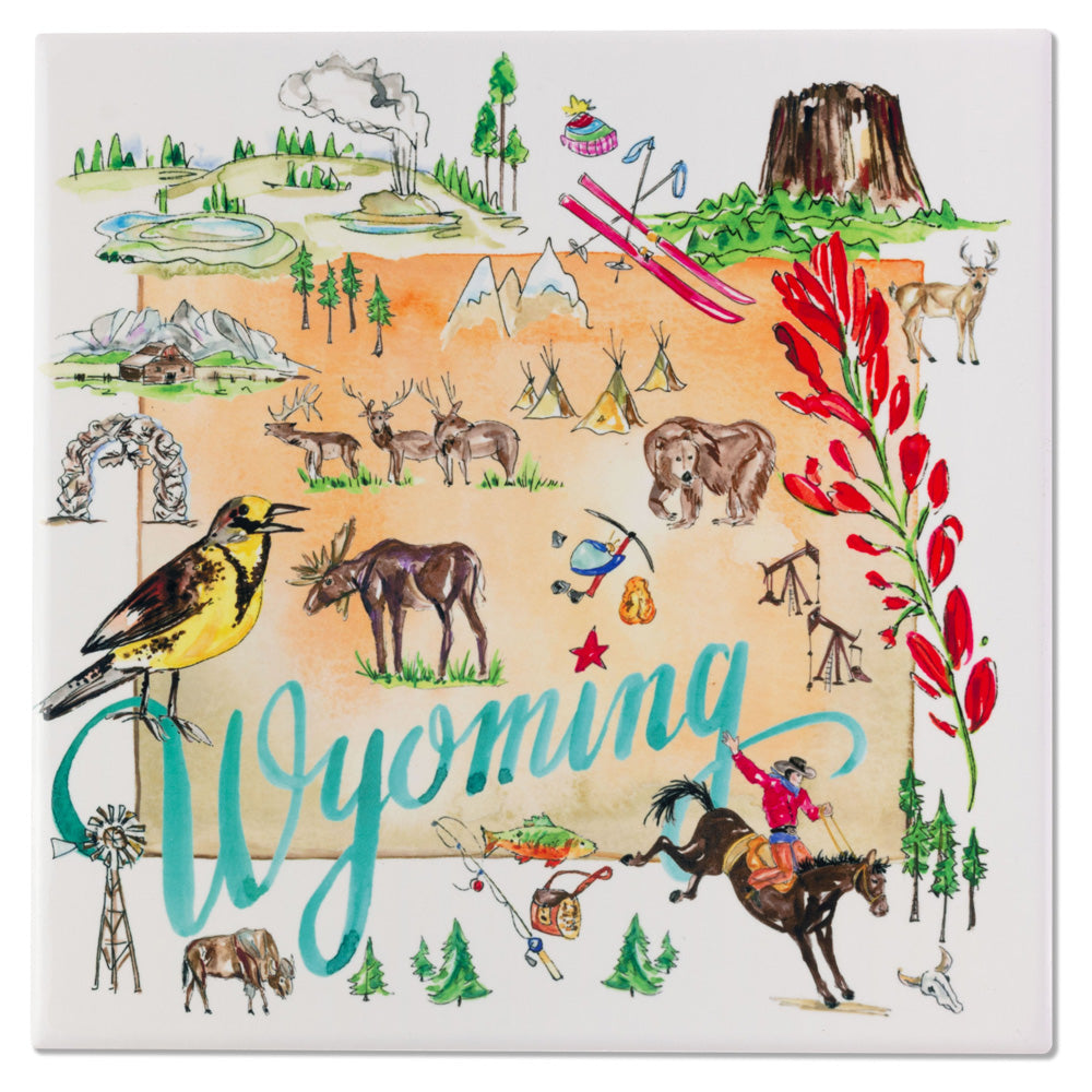 WY STATE  TRIVET