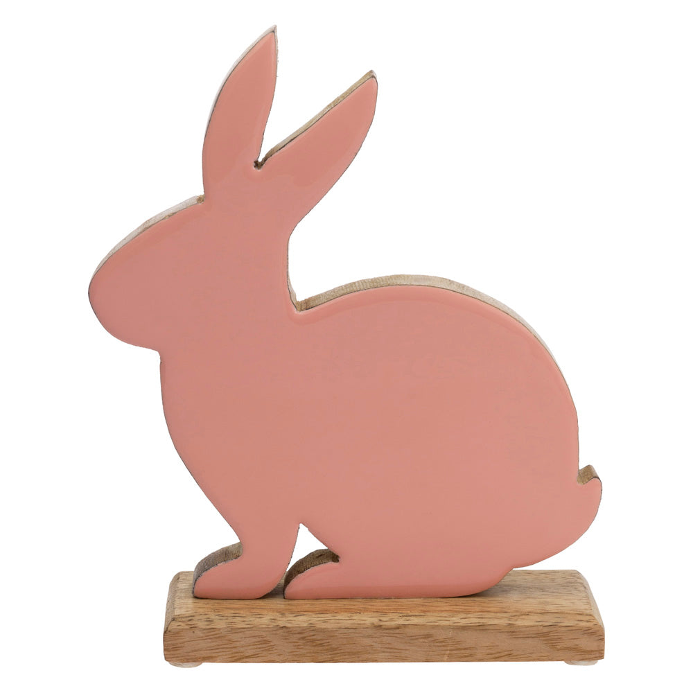 Coral Wood Bunny Lg