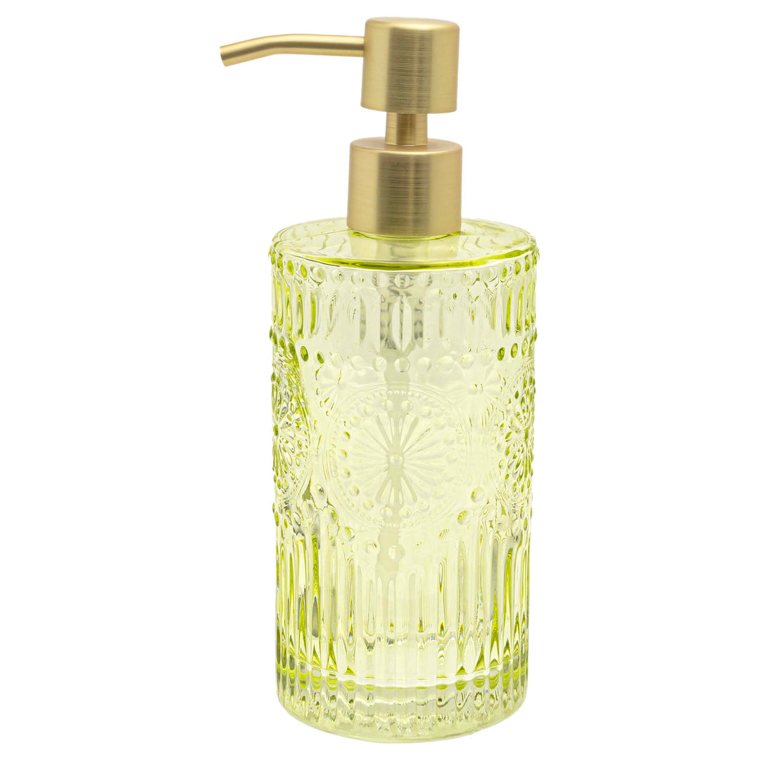Citrine Codi Glass Soap Dispenser