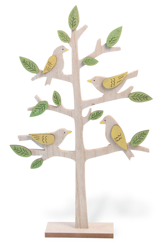 Birds In Tree Springtime