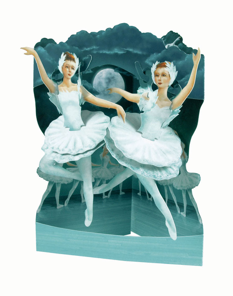 Swan Lake Swing Card