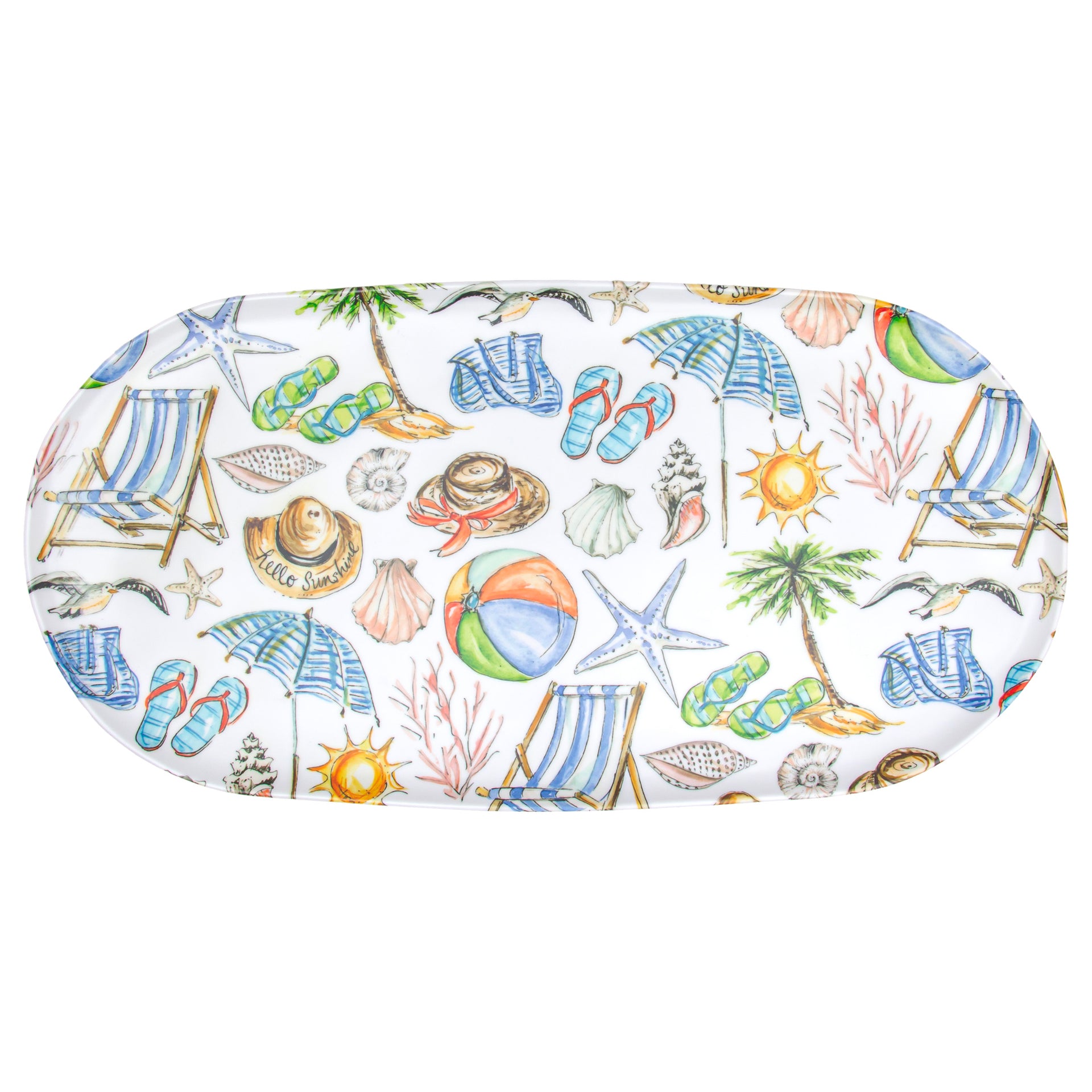 Beach Day Melamine Platter